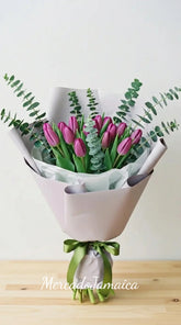 Ramos Tulipanes Morados 20 Flores