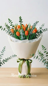 Ramos Florales a Domicilio Tulipanes Orange 20 !