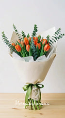 Ramos Florales a Domicilio Tulipanes Orange 20 !