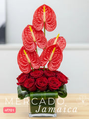 Chispa Exótica Arreglo con Anturios