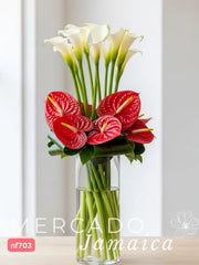 Arreglo Floral Salsa y Anturios