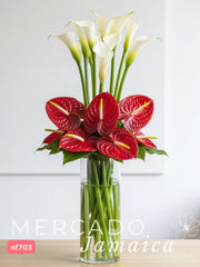 Arreglo Floral Salsa y Anturios