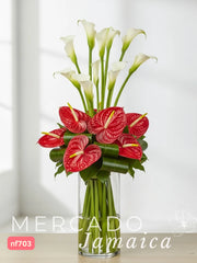 Arreglo Floral Salsa y Anturios