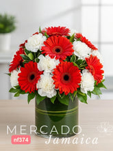 Arreglo Floral Gerberas con Claveles