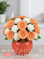 Gerberas con Claveles