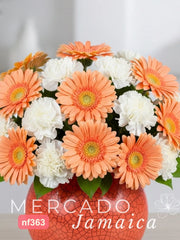 Gerberas con Claveles