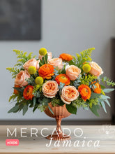 Delicadeza y Alegría: Rosas Inglesas, Craspedias y Ranúnculos