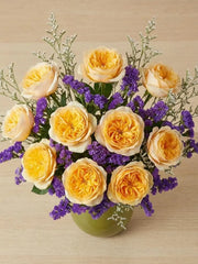 Rosas Inglesas con Estatice y Limonium
