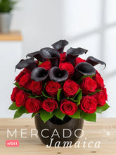 Rosas Rojas y Callas Negras: Pasión y Elegancia Misteriosa