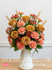 Puesta de Sol con Rosas Cafe Late