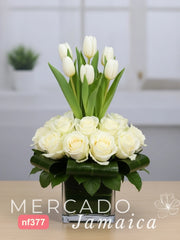 Explosión Tulipanes Blancos