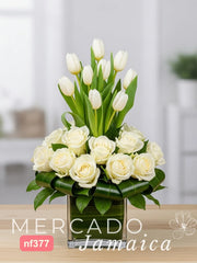 Explosión Tulipanes Blancos