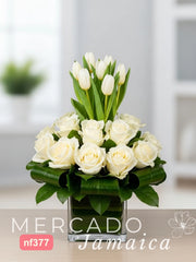 Explosión Tulipanes Blancos