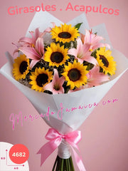Alegre Sinfonía: Ramo de Girasoles y Acapulcos México
