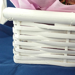 Canasta con Margaritas Lila