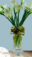 20 Flores Callas Blancas