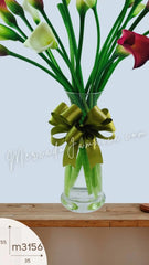 20 Finas Callas Moradas y Blanco