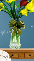 20 Callas Naranja y Amarillo