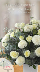 Arreglo Fúnebre Sueño con Rosas