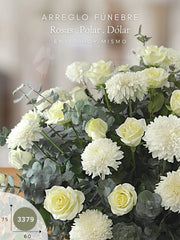 Arreglo Fúnebre Sueño con Rosas