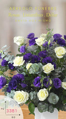 Arreglo Fúnebre con Rosas Eterna