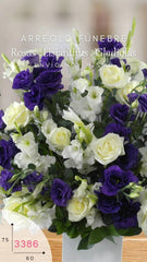Arreglo Fúnebre Lisianthus Angelus