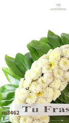 Corona Fúnebre Gran Encanto Blanco