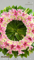 Corona Grande Marloon y Rosas