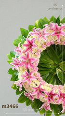 Corona Grande Marloon y Rosas