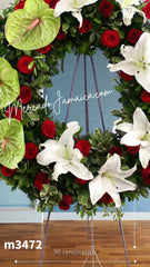 Corona Fúnebre con Amor