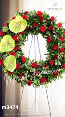 Corona Cielo de Rosas Anturios