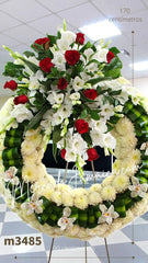 Corona Clasica de Orquídeas