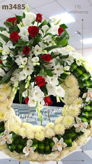 Corona Clasica de Orquídeas