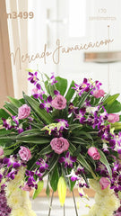 Corona Fúnebre Orquídeas dendrobium un Tributo Floral Elegante