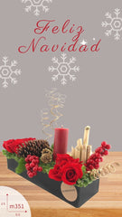 Arreglo Navidad Rosas Rojas Navidad City !