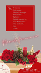 Arreglo Navidad Rosas Rojas Navidad City !