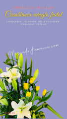 Arreglo Casa Blanca y Baileys