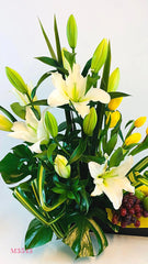 Arreglo Casa Blanca y Baileys