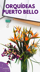 Arreglo Orquídeas Lila Puerto Bello !