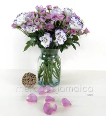 Arreglo Mini Rosa y Lisianthus