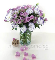 Arreglo Mini Rosa y Lisianthus