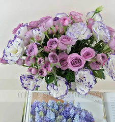 Arreglo Mini Rosa y Lisianthus