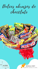 Arreglos con Dulces Abrazos de Chocolate !