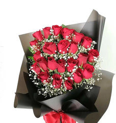 24 Rosas Rojas Ramo Candy