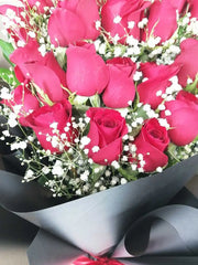 24 Rosas Rojas Ramo Candy