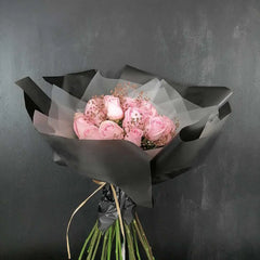 24 Rosas Encanto Ramo de Flores