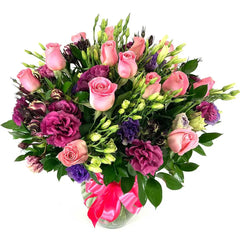 ¡Hermoso ! Rosas y Lisianthus!