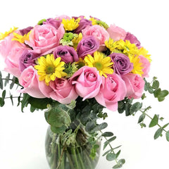 36 Rosas Ramo Lila y Rosa