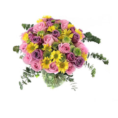 36 Rosas Ramo Lila y Rosa