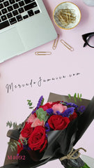 36 Rosas Santa Fe Arreglo Floral